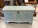 Antique painted trunk 