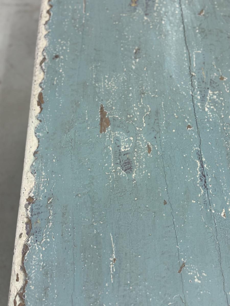 Antique painted trunk 