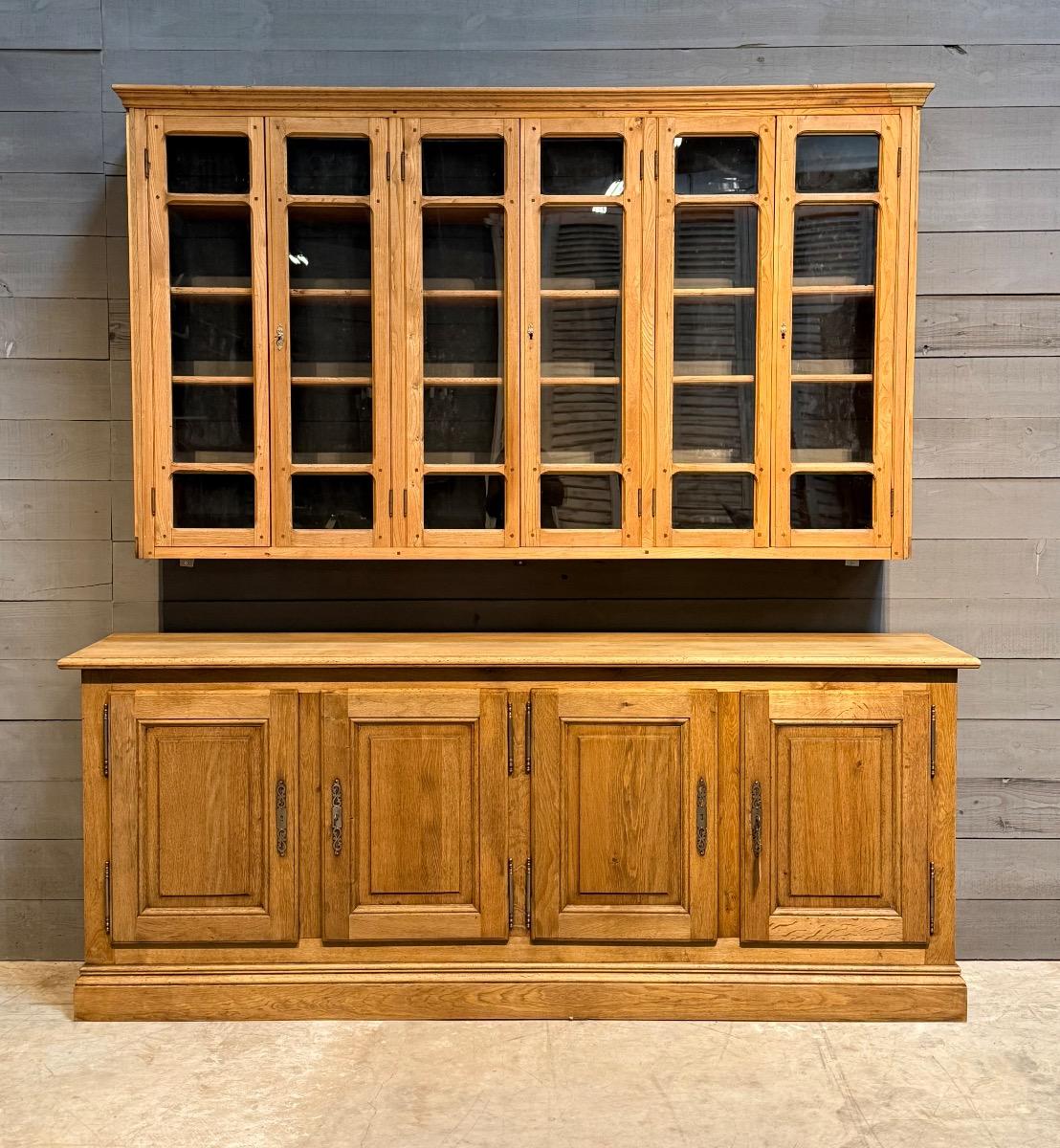 Antique school cabinet 
