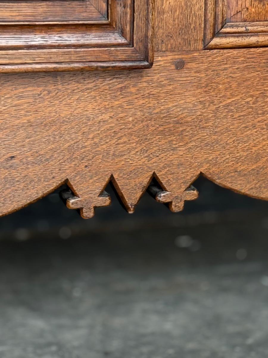 Antique sideboard in oak directoire style