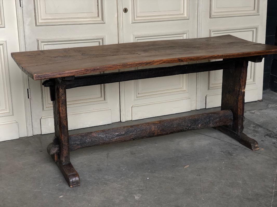 Antique Spanish Primitive Farmhouse Or Kitchen Table Tables Antique Spanish Primitive Farmhouse Or