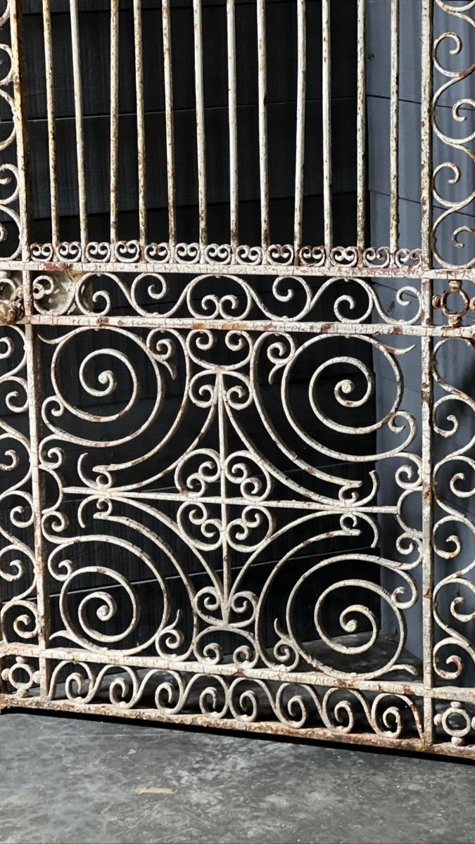 antique wrought iron door 
