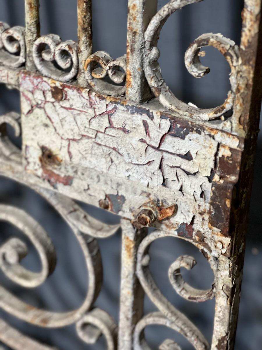 antique wrought iron door 