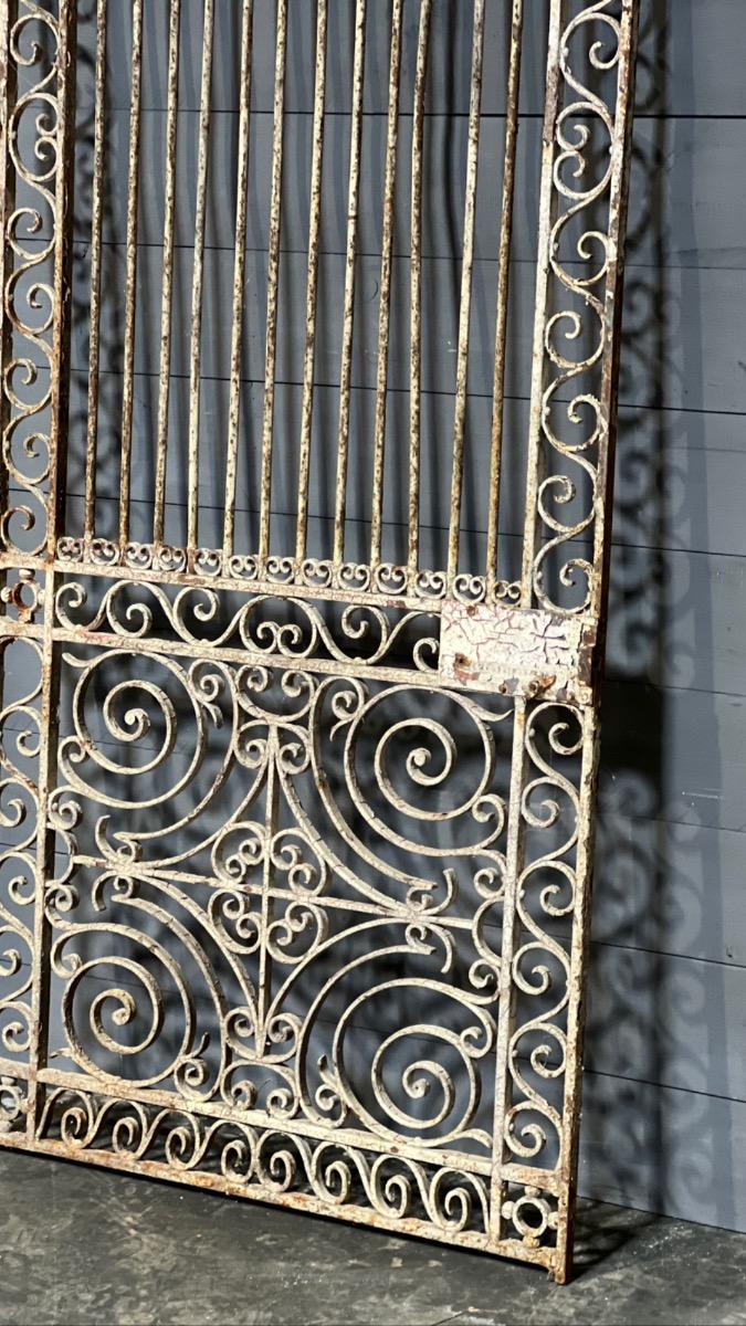 antique wrought iron door 