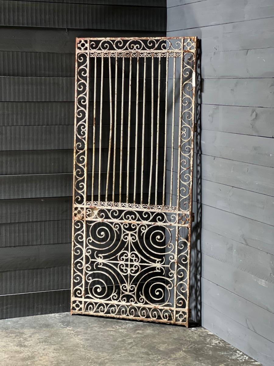 antique wrought iron door 