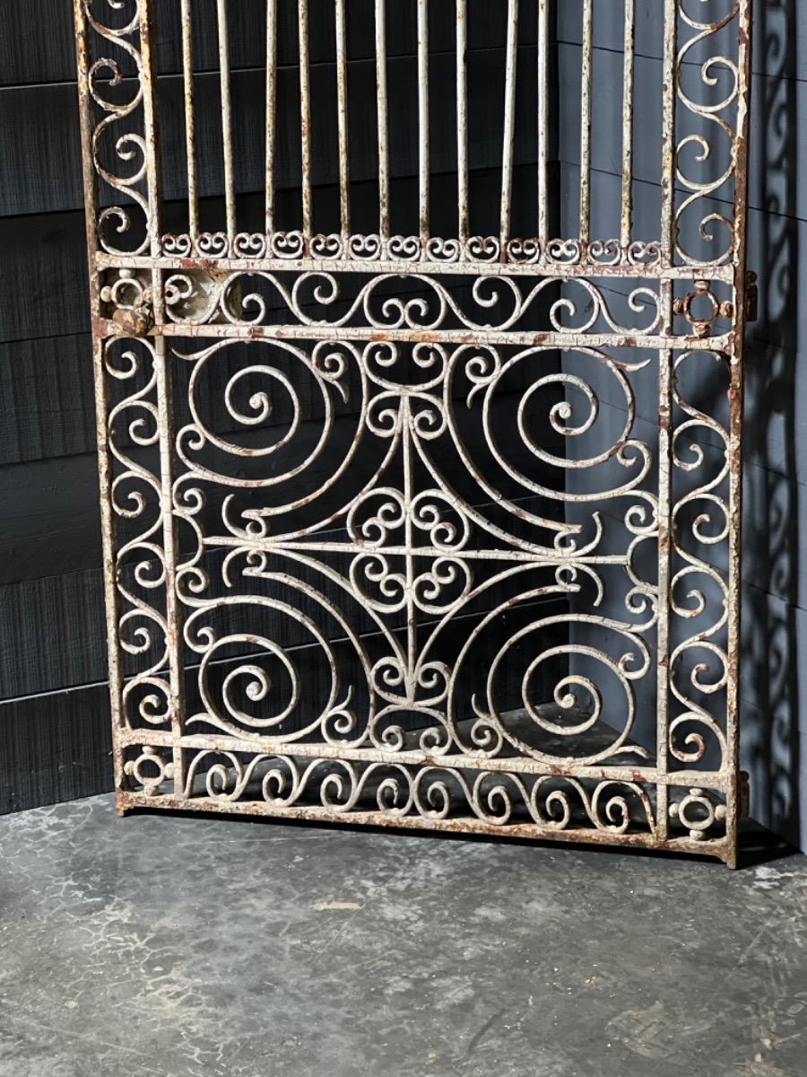 antique wrought iron door 