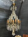 Antique crystal chandelier 