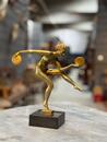 Art déco bronze statue