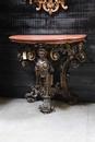 style Baroque en Bois et Marbre, 19 Eme Siecle