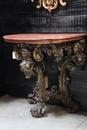 style Baroque en Bois et Marbre, 19 Eme Siecle