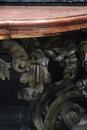 style Baroque en Bois et Marbre, 19 Eme Siecle