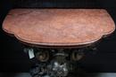 style Baroque en Bois et Marbre, 19 Eme Siecle