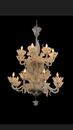 Big venitian glass chandelier