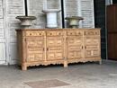 Bleached oak 4 doors buffet 