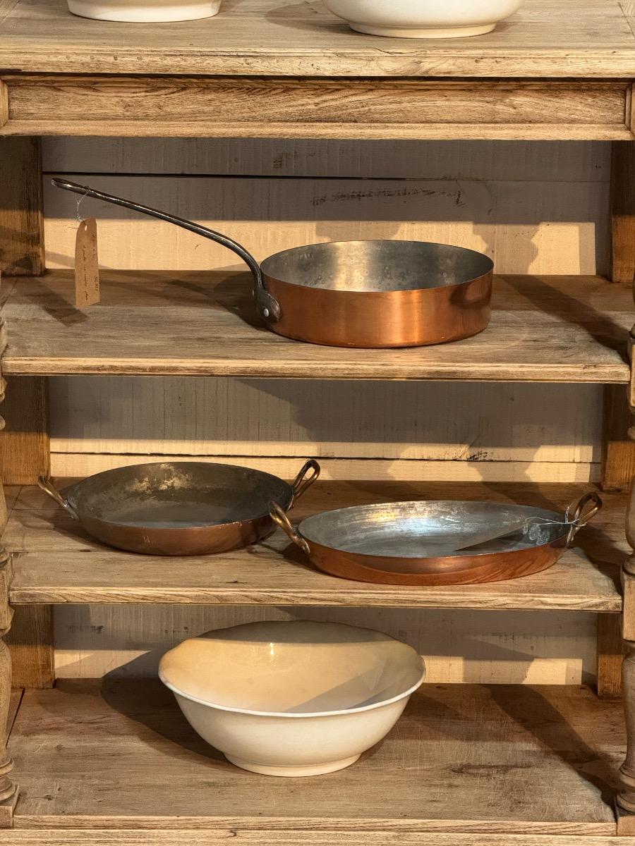 Bleached oak kitchen shelf table 