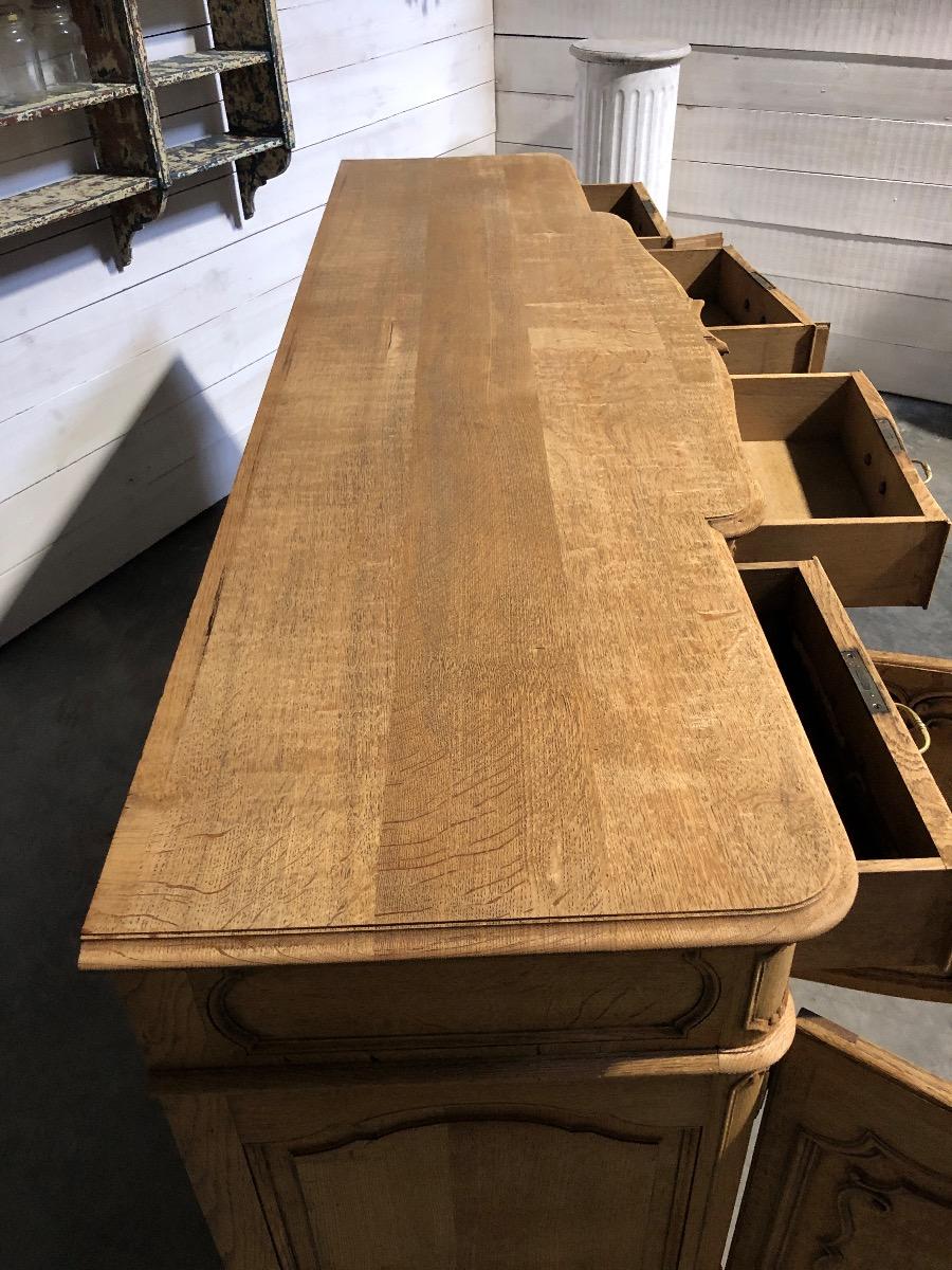 Bleached oak sideboard 