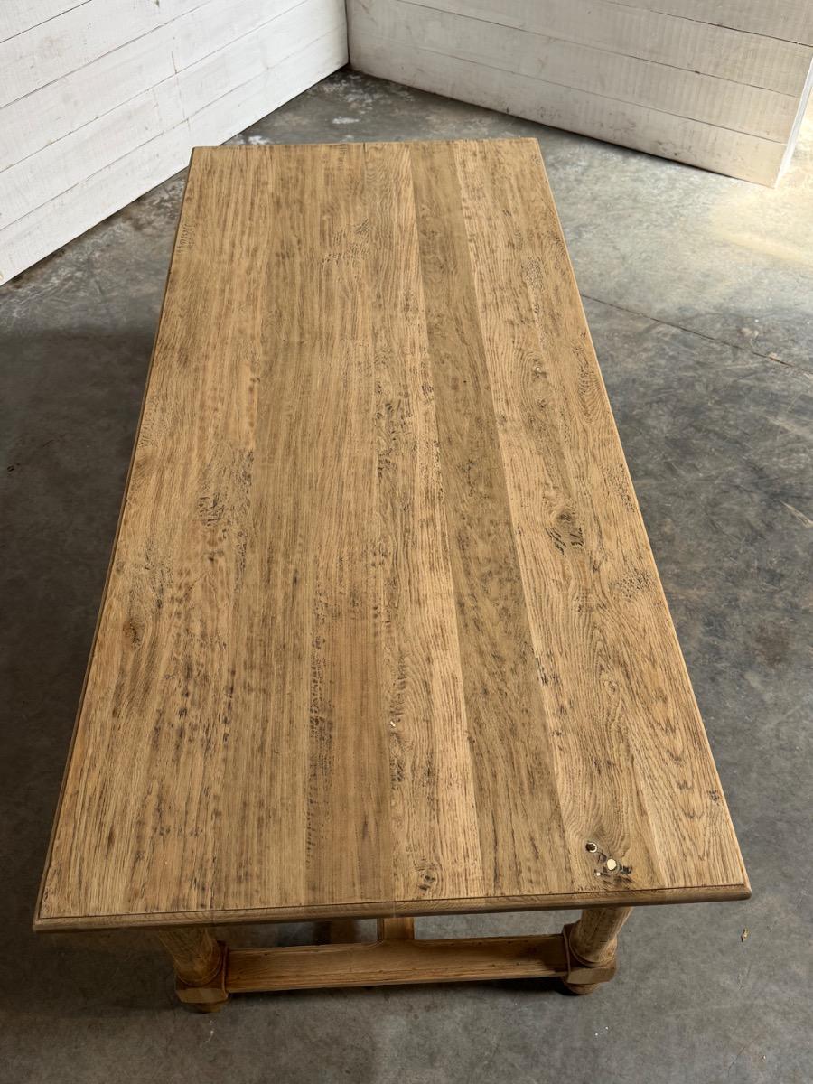 Bleached farmhouse table