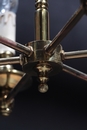 style Brass chandelier 1960