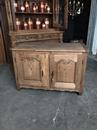 Buffet d'époque Louis XIV en chêne décapé