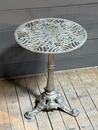 Cast iron bistro table 