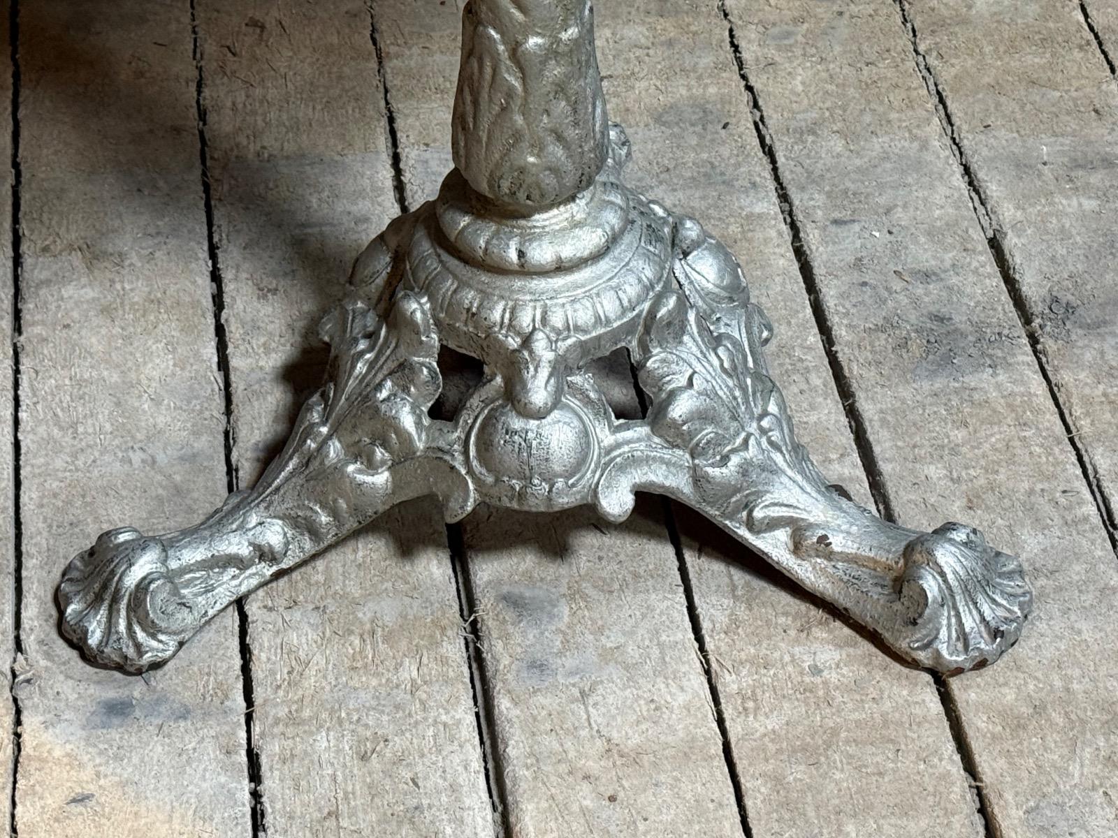 Cast iron bistro table 