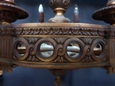 style Chandelier bronze and albast