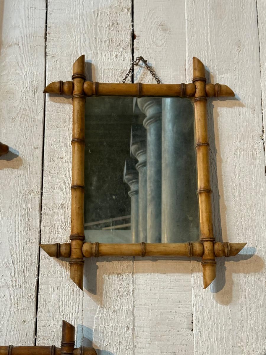 collection faux bamboo mirrors 