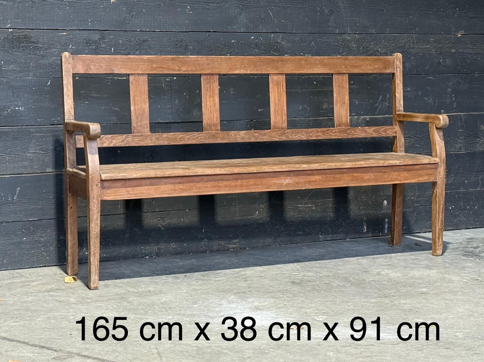 Country french hall bench 