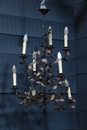 style Decorative metal chandelier, France 20 th century