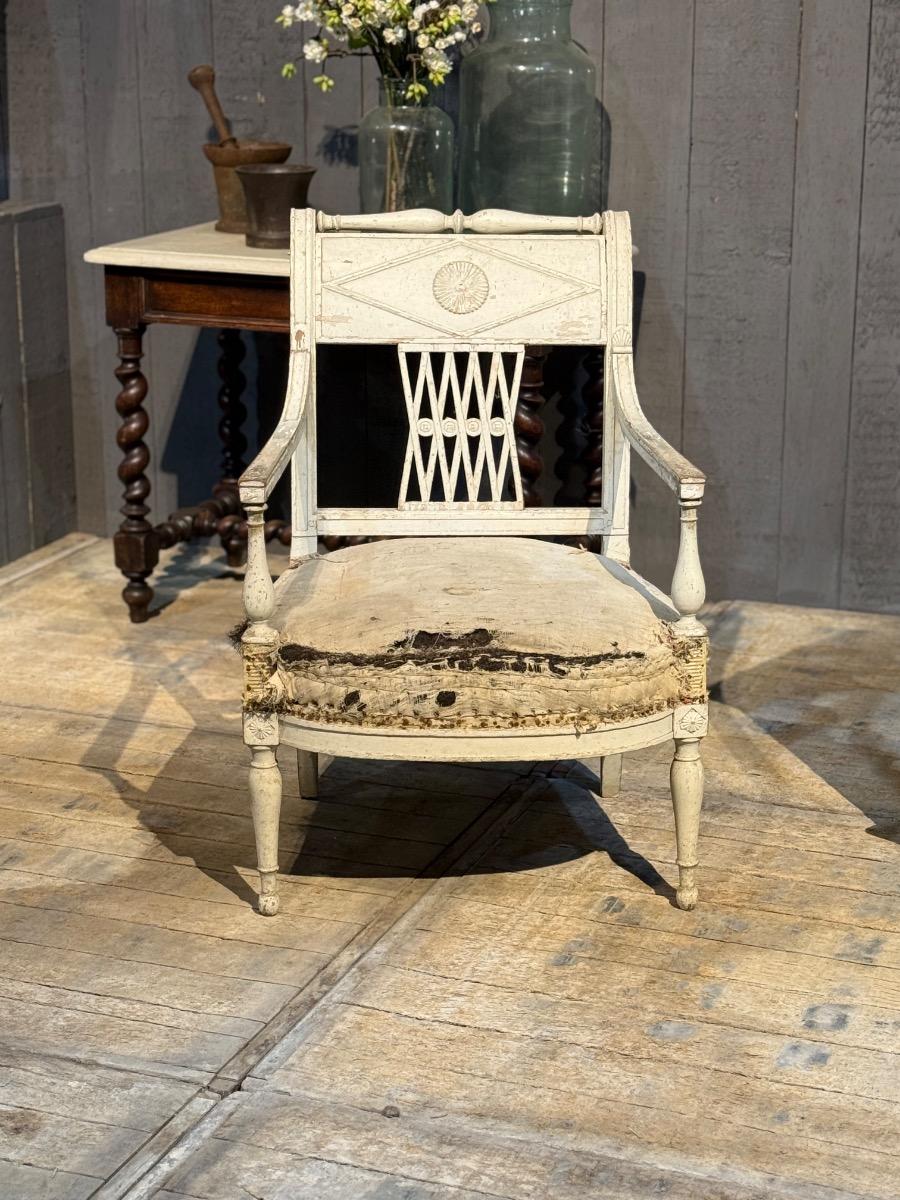 Directoire period armchair