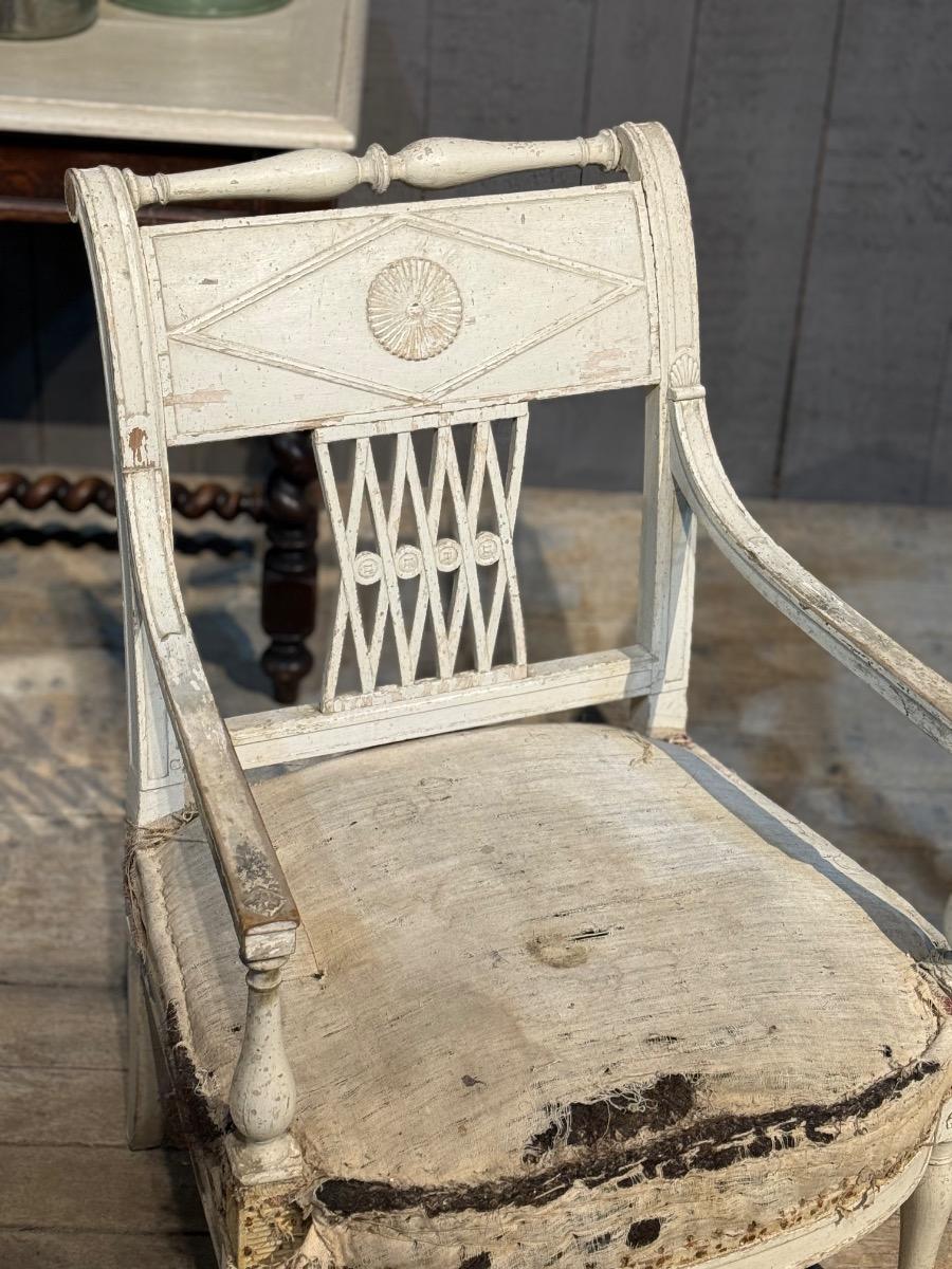 Directoire period armchair