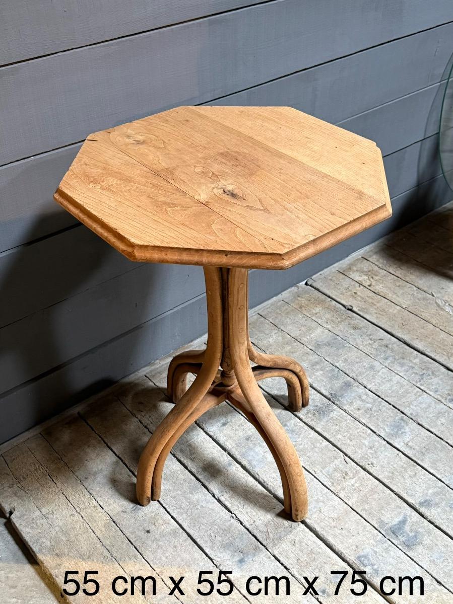 Elm wood bistro table