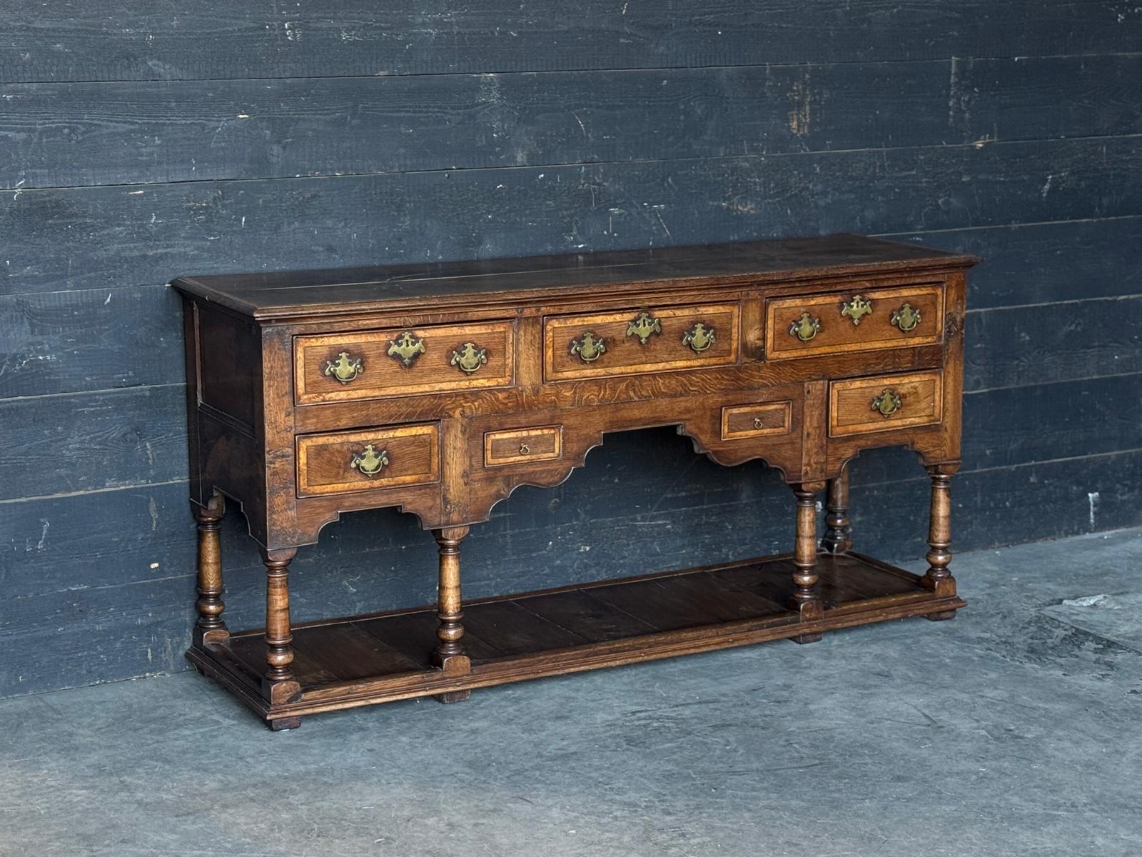 English oak dresser
