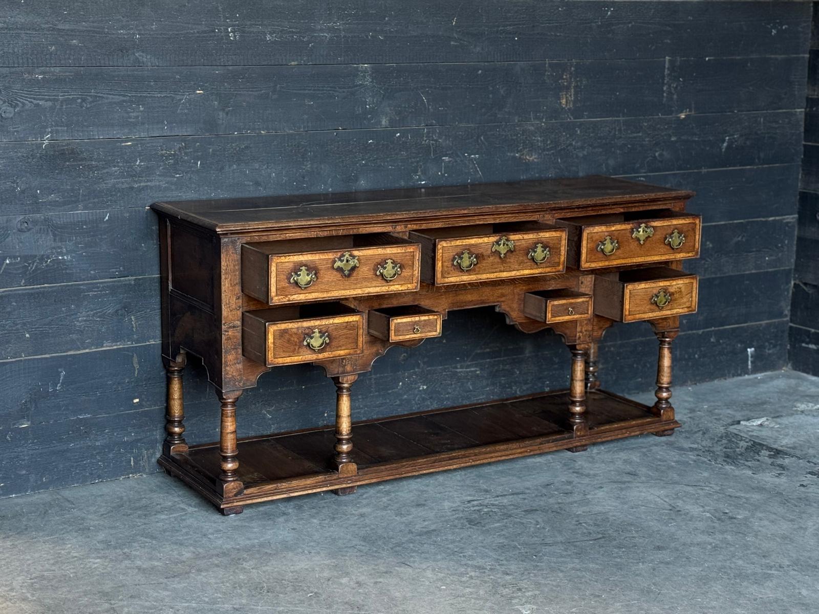 English oak dresser