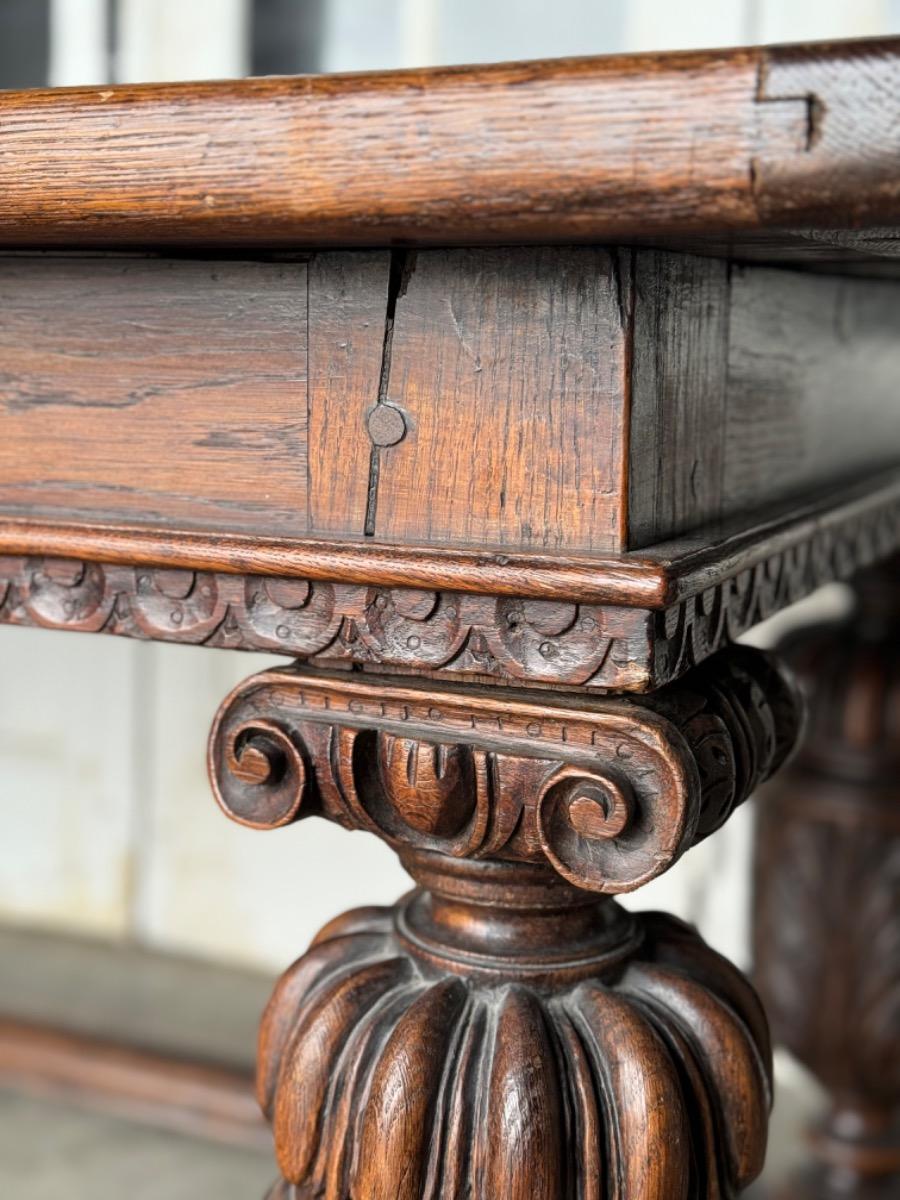 English Tudor console table 