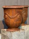 Four cast iron Anduse vases 