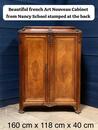 French art nouveau cabinet 