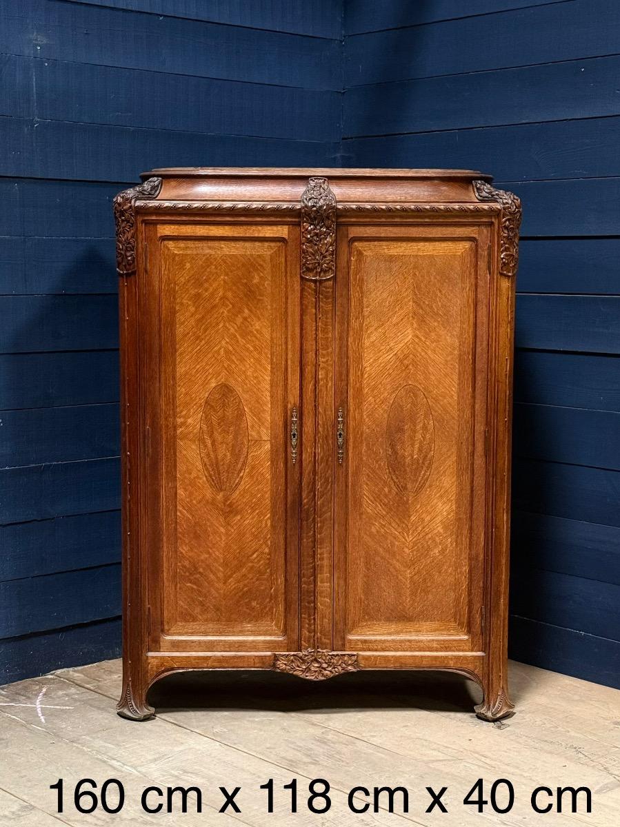 French art nouveau cabinet 