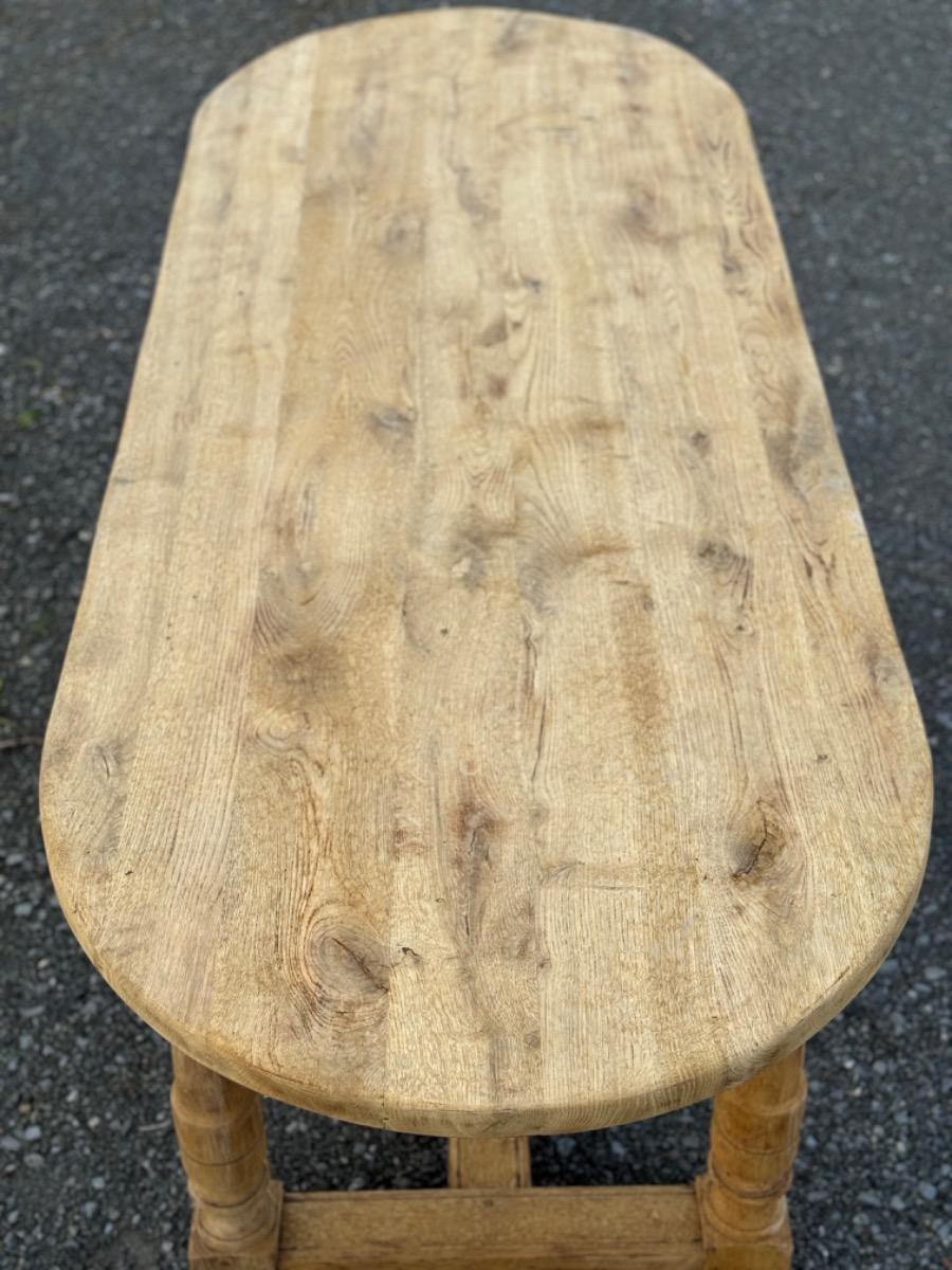 French farmhouse table in oak 
