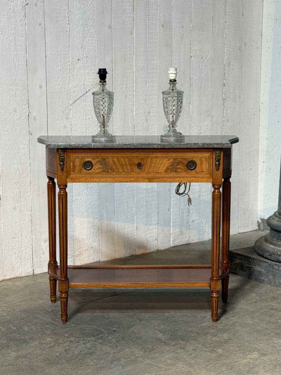 French Louis XVI Style Console Table – late 20th Century
