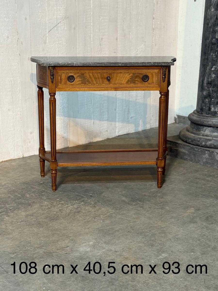 French Louis XVI Style Console Table – late 20th Century