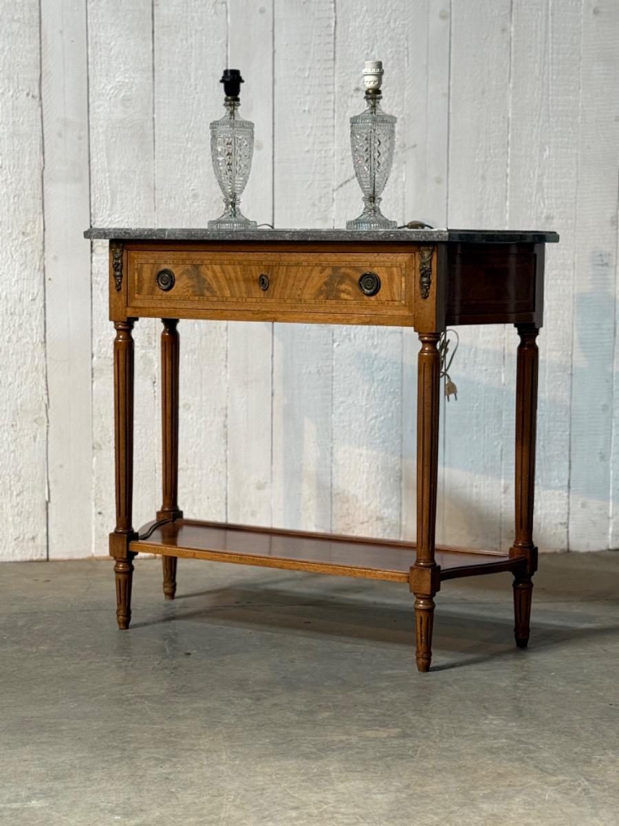 French Louis XVI Style Console Table – late 20th Century