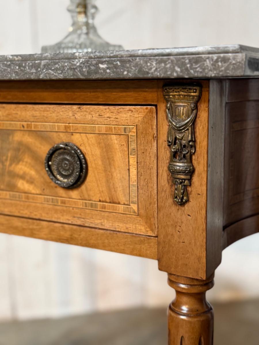 French Louis XVI Style Console Table – late 20th Century
