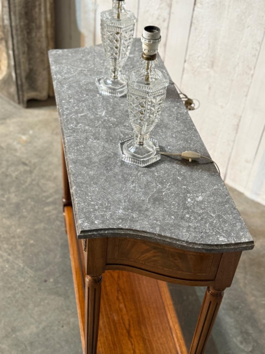 French Louis XVI Style Console Table – late 20th Century