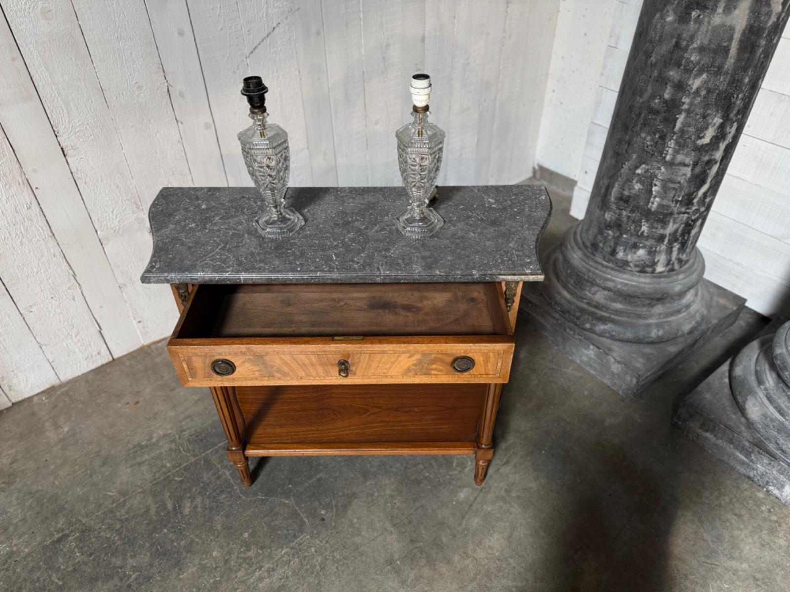 French Louis XVI Style Console Table – late 20th Century