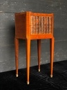 style French nightstand with leather book door