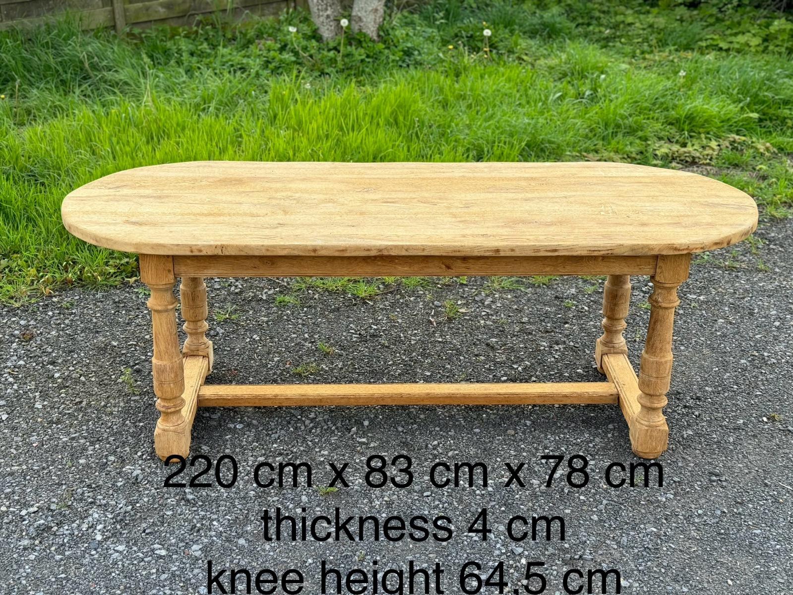 French oak farmhouse table 