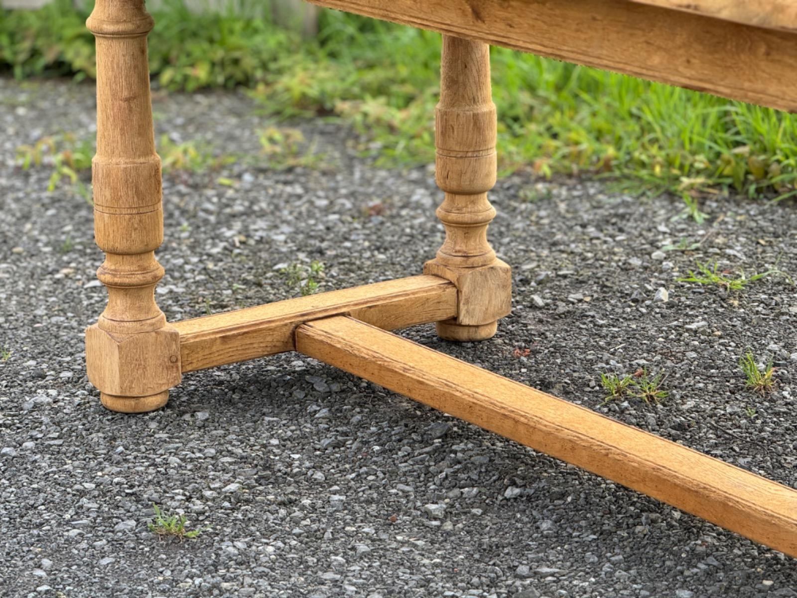 French oak farmhouse table 