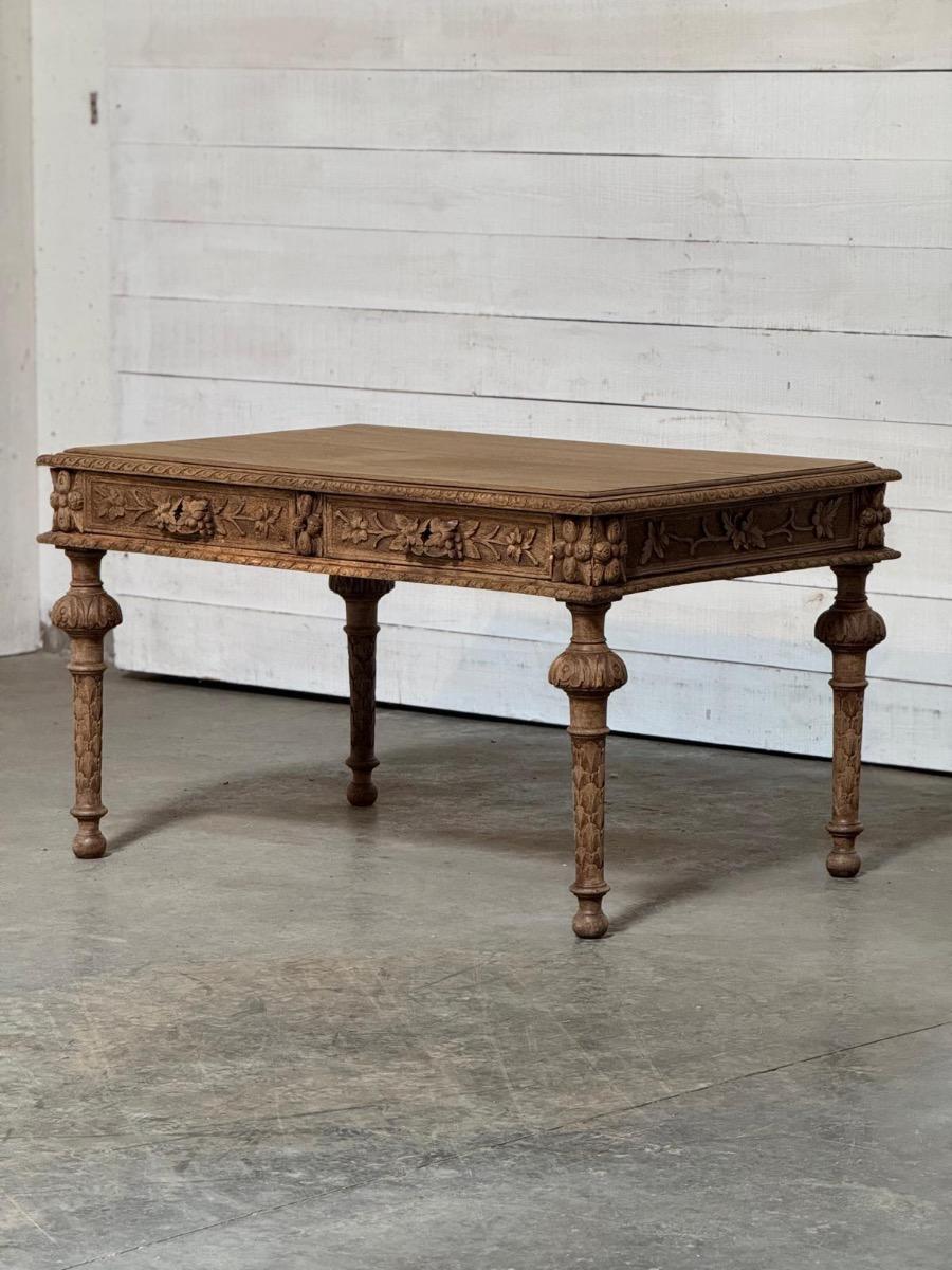 Good carved desk 