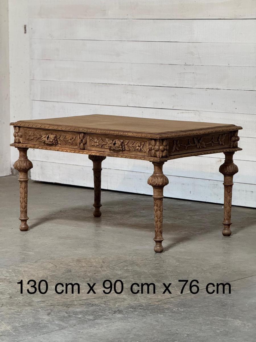 Good carved desk 